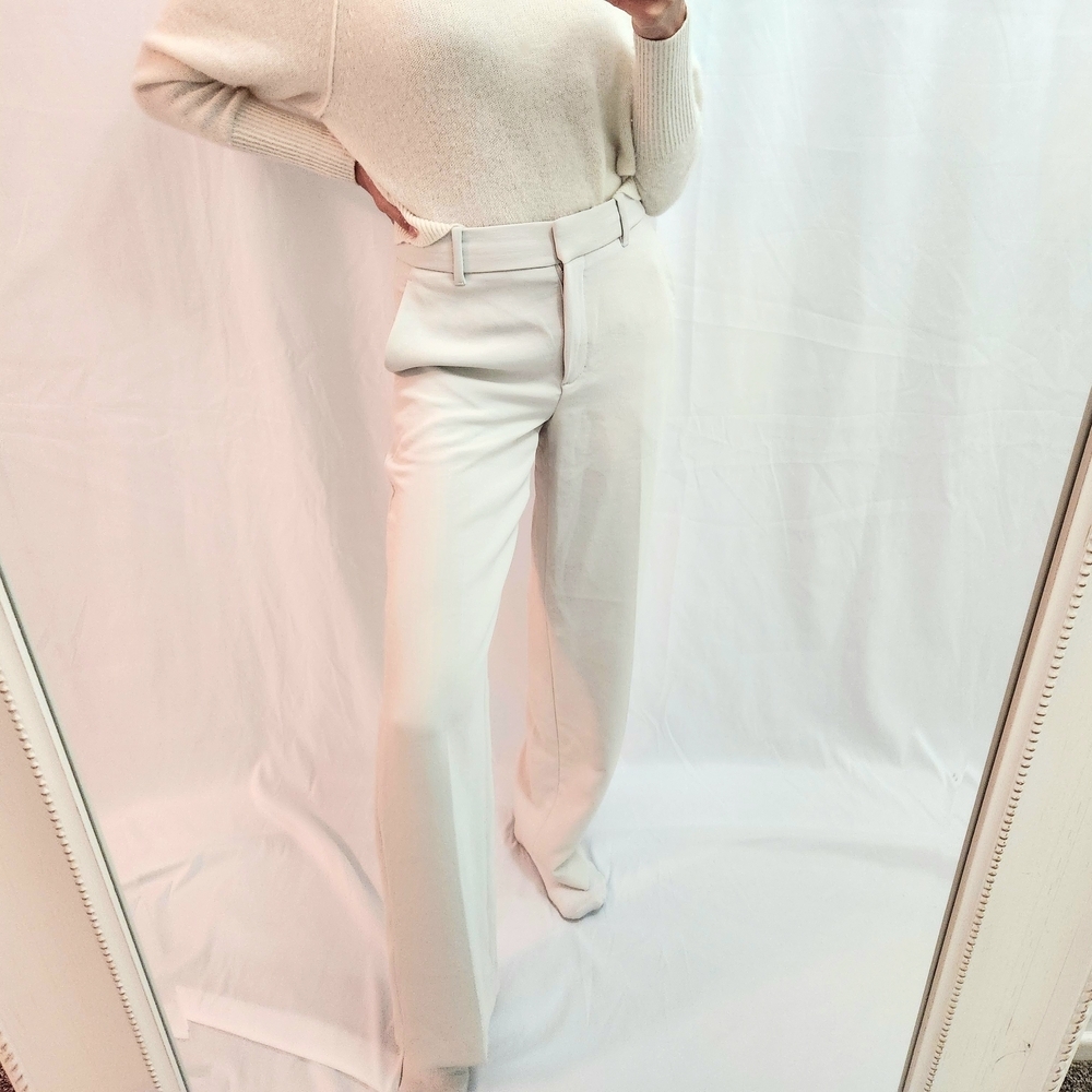 Elegant Cream Women's Pants